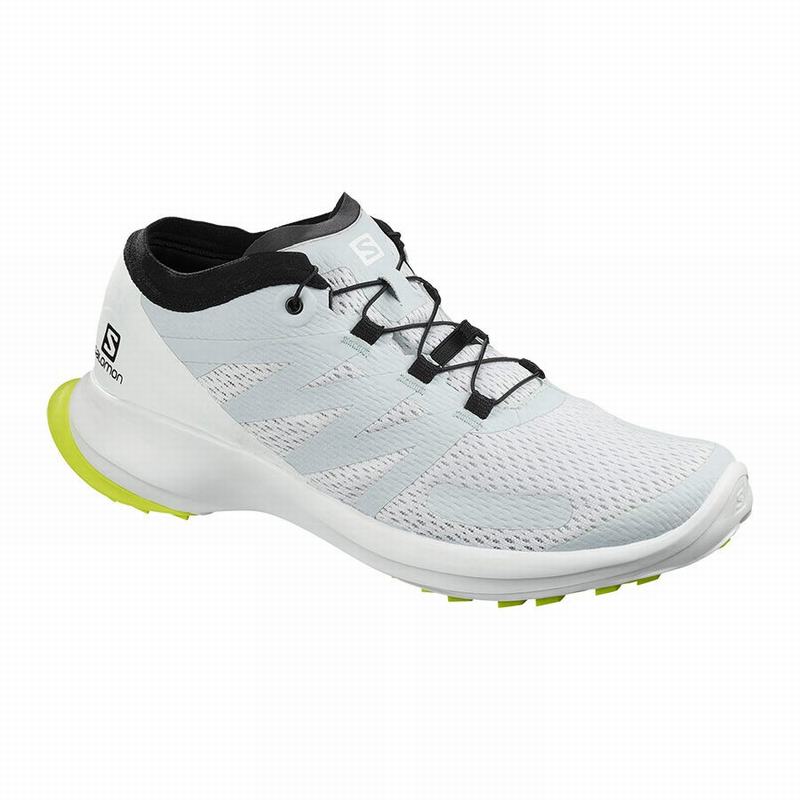 Salomon SENSE FLOW Zapatillas Trail Running Hombre - Blancas / Gris - Colombia (28479-GSNR)